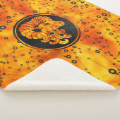 牡羊座の(占星術の)十二宮図の印の火の要素 シェルパブランケット (3/4)