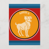 牡羊座はがき ポストカード (正面)