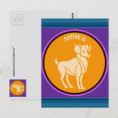 牡羊座はがき ポストカード (正面/裏面)