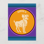 牡羊座はがき ポストカード (正面)