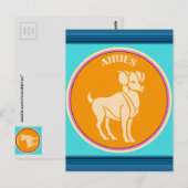 牡羊座はがき ポストカード (正面/裏面)