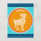 牡羊座はがき ポストカード (正面)