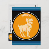 牡羊座はがき ポストカード (正面/裏面)