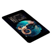 牡羊座をテーマにした栄養価 マグネット (右側)