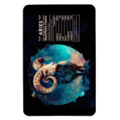 牡羊座をテーマにした栄養価 マグネット (縦)