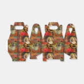 牡羊座オレンジ色の女性:ゴシック様式のラムアンティークアートコラージュ フェイバーボックス (折り畳みなし)