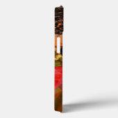 牡羊座オレンジ色の女性：ゴシック様式のラムアンティークアートコラージュ Case-Mate iPhoneケース (裏面 / 右)