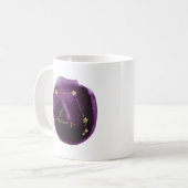 牡羊座カスタム贈り物〔占星術の〕十二宮図マグカップ星座マグカップ コーヒーマグカップ (正面左)
