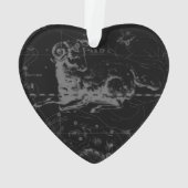 牡羊座コンステレーションマップ版木、銅版、版画バイヘベリアス オーナメント (裏面)