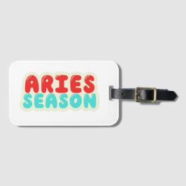 牡羊座シーズン ラゲッジタグ