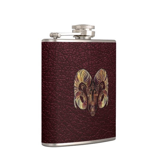 牡羊座ブロンズ フラスク (右)