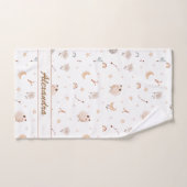 牡羊座ベビーソフト&スナッグリーフォーリトルラムズ バスタオルセット (ハンドタオル)