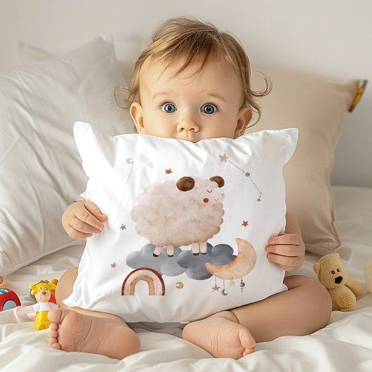 牡羊座ベビー – あなたの小さなラム〔占星術の〕十二宮図子供部屋 クッション