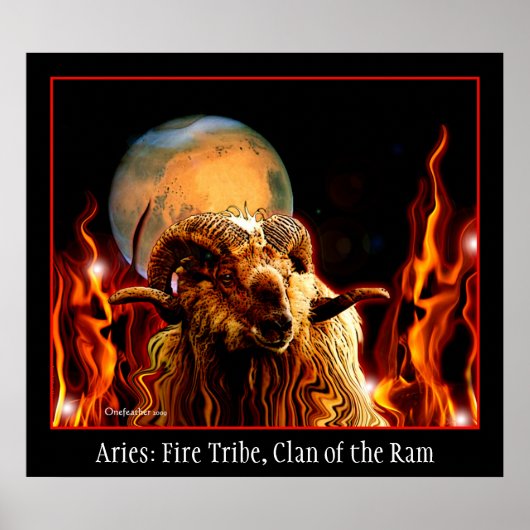 牡羊座ポスター ポスター (正面)