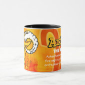 牡羊座ラムの火の印の占星術のなマグ マグカップ (中央)