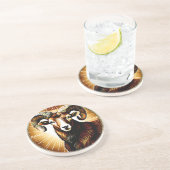 牡羊座占星術の徴候 コースター (側面)