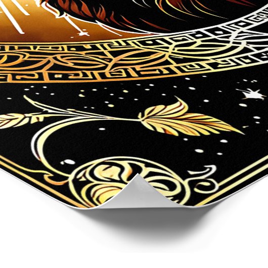 牡羊座占星術の徴候 ポスター (角)