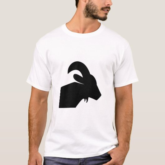 牡羊座占星術の記号6 Tシャツ (正面)