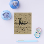 牡羊座1690年頃の地図ヘベリアス チラシ (シングル)