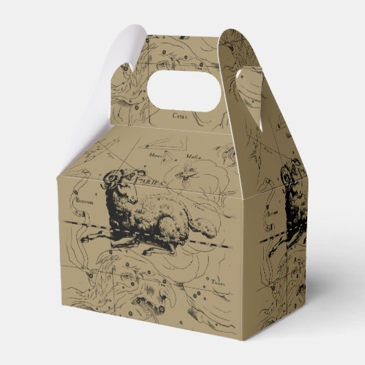 牡羊座1690年頃の地図ヘベリアス フェイバーボックス (裏面サイド)