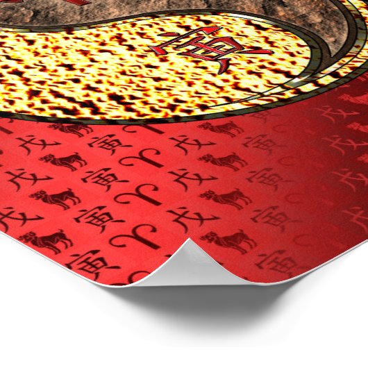 牡羊座&アースタイガー ポスター (角)