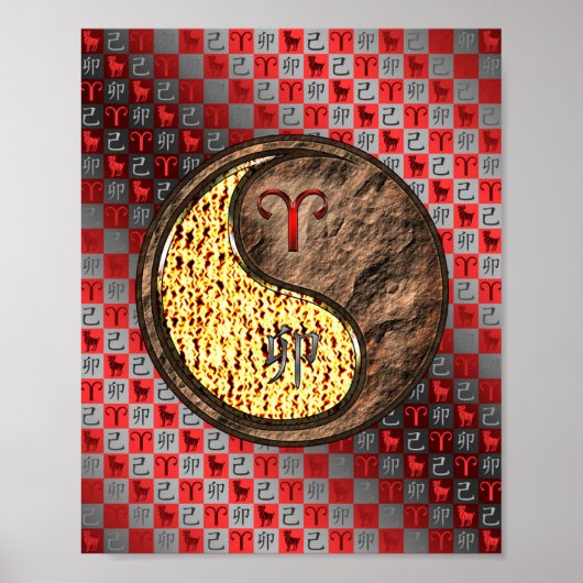 牡羊座&アースラビット ポスター (正面)