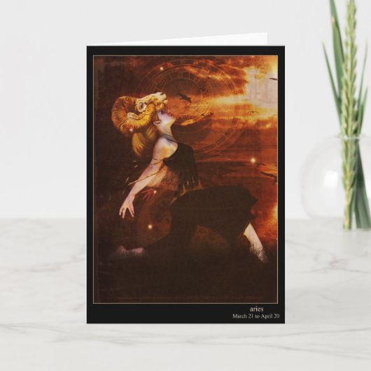 牡羊座 カード (正面)