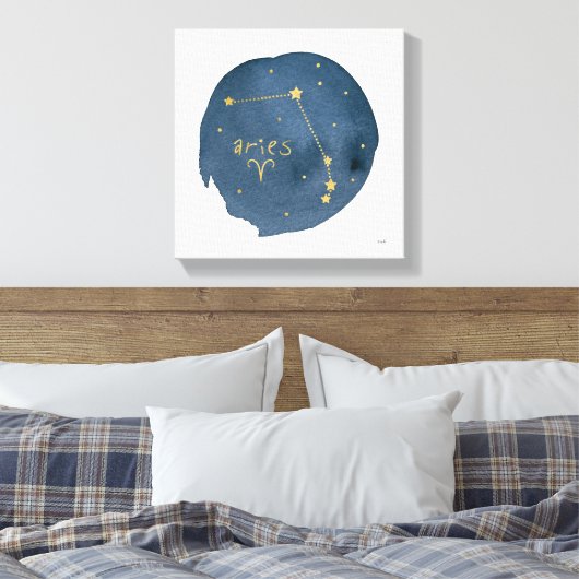 牡羊座 キャンバスプリント (インサイチュ (寝室))