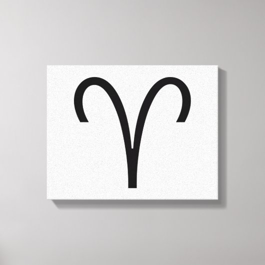 牡羊座 キャンバスプリント (正面)