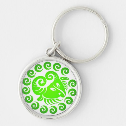 牡羊座 キーホルダー (正面)