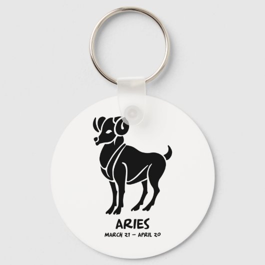 牡羊座 キーホルダー (正面)