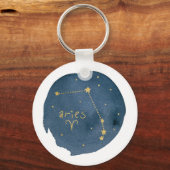 牡羊座 キーホルダー (正面)