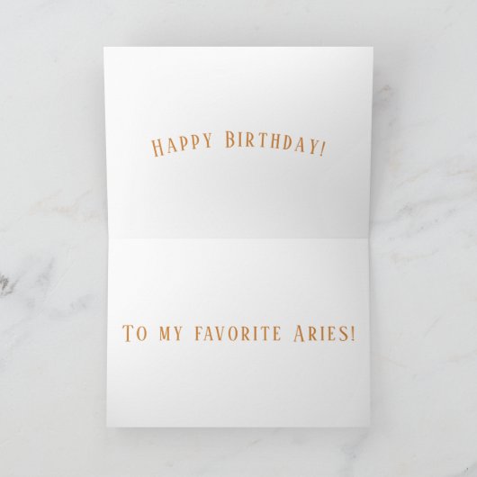 牡羊座&コスモス誕生日カード シーズンカード (内部)