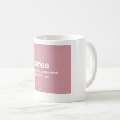 牡羊座 コーヒーマグカップ (正面右)