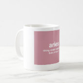 牡羊座 コーヒーマグカップ (正面左)