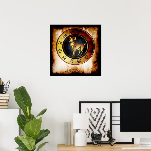 牡羊座 ポスター (ホームオフィス)