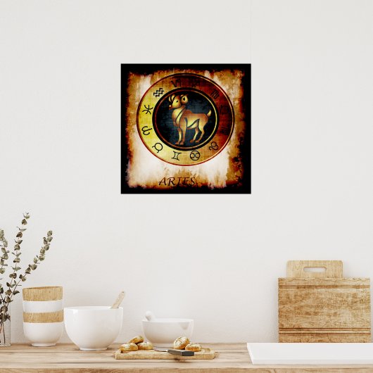 牡羊座 ポスター (キッチン)