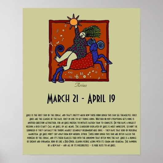 牡羊座 ポスター (正面)