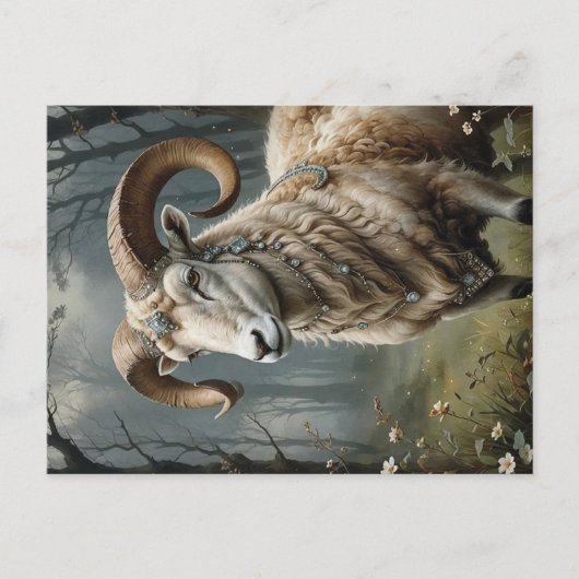 牡羊座 ポストカード (正面)