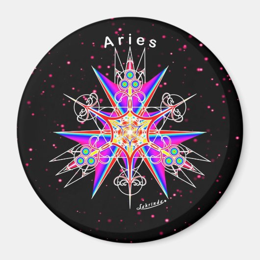 牡羊座 マグネット (正面)