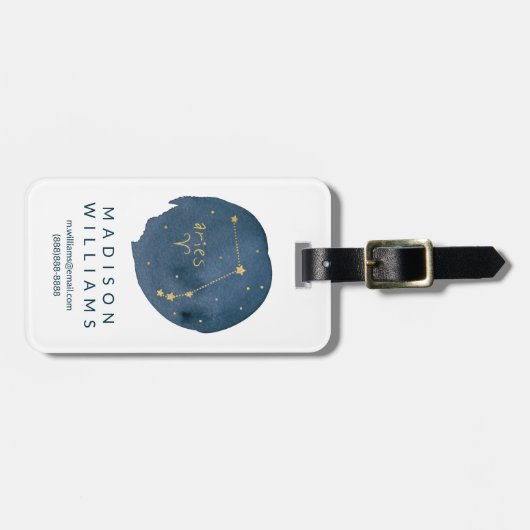 牡羊座 ラゲッジタグ (正面横)