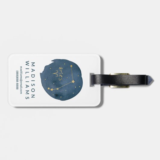 牡羊座 ラゲッジタグ (裏面横)