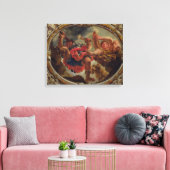 牡羊座、〔占星術の〕十二宮図のシンボルや象徴 キャンバスプリント (インサイチュ (リビング))