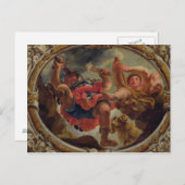 牡羊座、〔占星術の〕十二宮図のシンボルや象徴 ポストカード (正面/裏面)