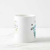 牡羊座〔占星術の〕十二宮図サインマグカップ、かわいい星占い占星術 コーヒーマグカップ (中央)