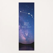 牡羊座 |〔占星術の〕十二宮図パーソナライズされたアストロロジーヨガマット ヨガマット (正面)