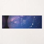 牡羊座 |〔占星術の〕十二宮図パーソナライズされたアストロロジーヨガマット ヨガマット (正面(横))