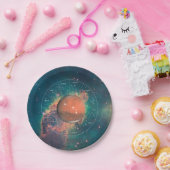 牡羊座〔占星術の〕十二宮図占星術の標識 – 惑星火星 ペーパープレート (パーティー)