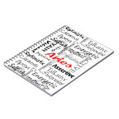 牡羊座〔占星術の〕十二宮図星占い占星術トレイトコラージュ ノートブック (左側)