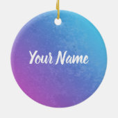 牡羊座〔占星術の〕十二宮図星印占星術星座 セラミックオーナメント (裏面)